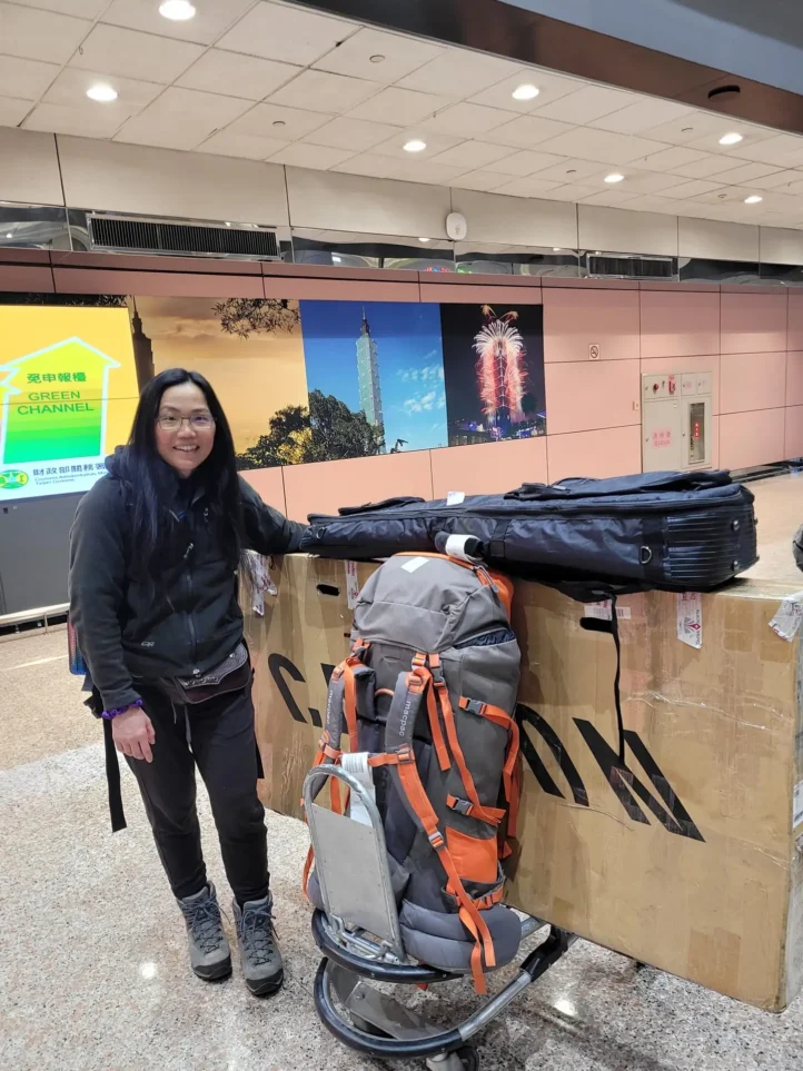Me, a guitar, a bike, and a backpack (pillow included) — and a new beginning.
